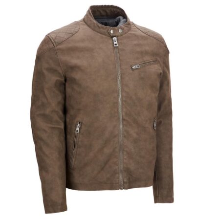 Men Biker Leather Jacket