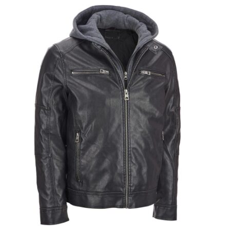 Men Biker Leather Jacket