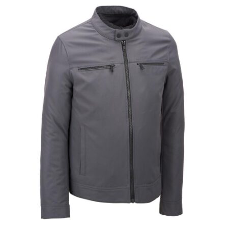 Men Biker Leather Jacket